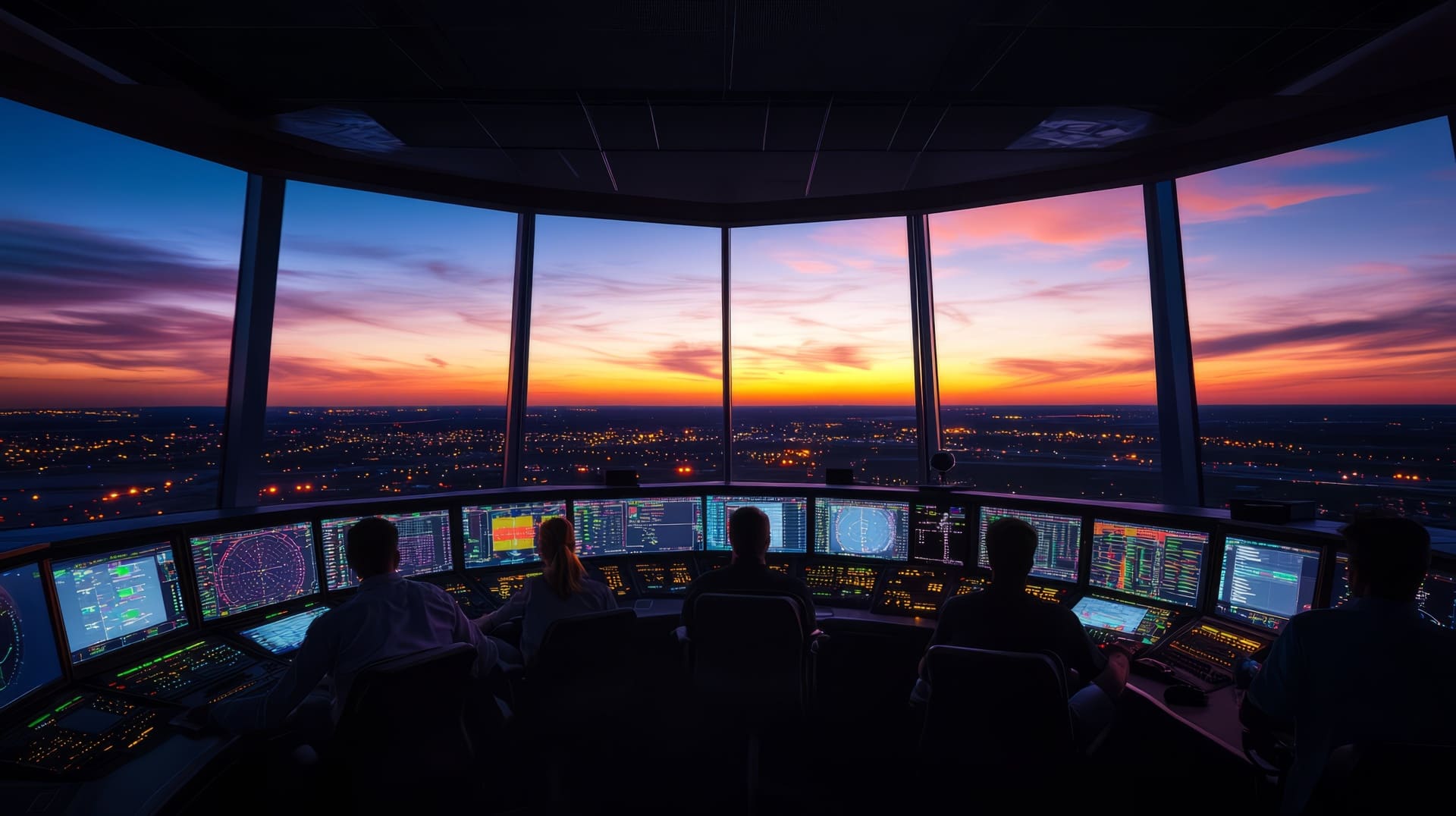 Control de tráfico aéreo La clave mundial de los vuelos